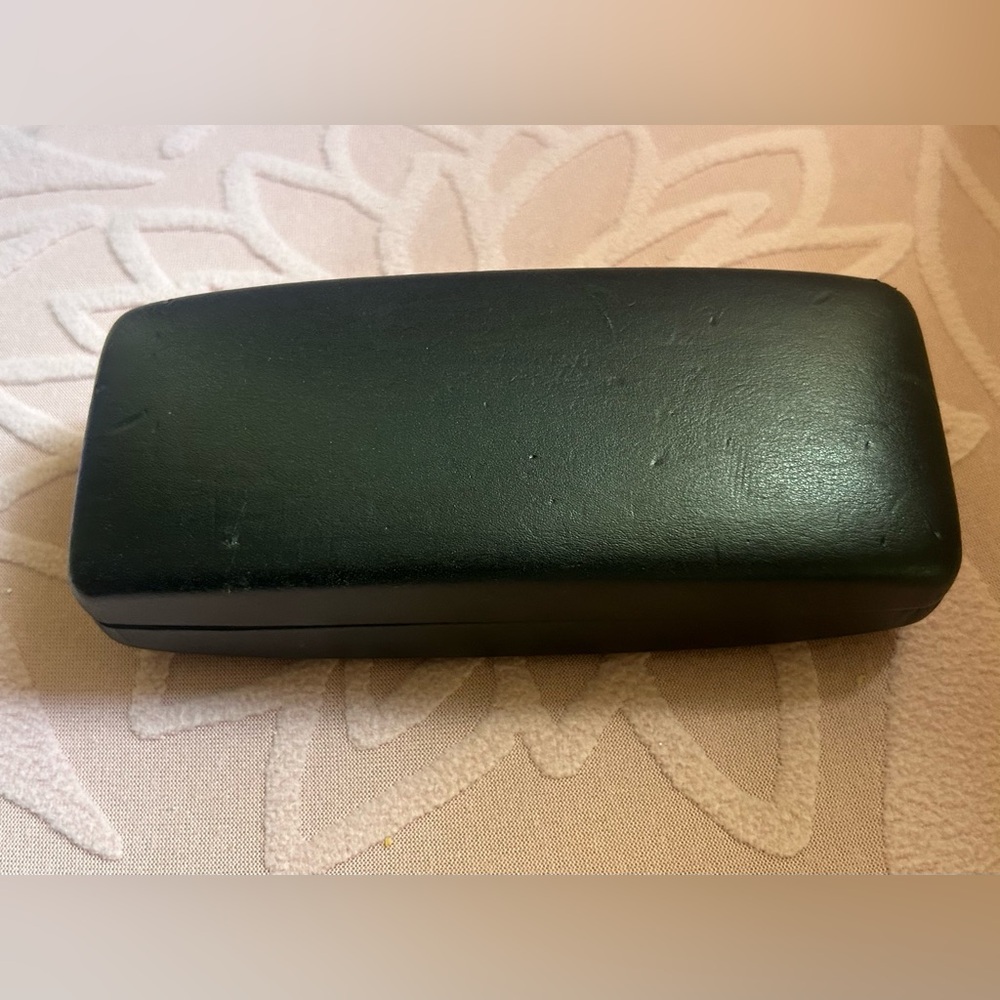Versace Hard Eyeglasses Sunglasses Case Black Sleek Stylish Eyewear Protection - Picture 4 of 6